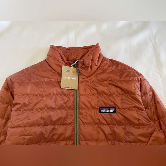 Patagonia Nano Puff Jacket Men’s Size S Burl Red - Picture 2 of 14